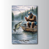 Maxcorners Crappie Fishing Bigfoot Classic Lake Moment Style Personalized Name 3D Poster