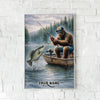 Maxcorners Crappie Fishing Bigfoot Classic Lake Moment Style Personalized Name 3D Poster
