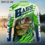 Maxcorners Largemouth Bass Master Fishing Customize Name 3D Shirt