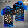 Maxcorners Darts & “Shut Up & Throw” Dartboard Graphic Multicolor Customized Name, Team Name 3D Shirts