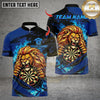 Maxcorners Darts Lion Vinatge Multicolor Customized Name, Team Name 3D Shirt