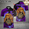 Maxcorners Darts Lion Vinatge Multicolor Customized Name, Team Name 3D Shirt