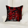 Maxcorners Darts Skull Barbed Wire Multicolor Customized Name 3D Pillow