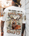 Maxcorners The Closer I Get To Nature Deer Hunting All Over Print LM2101