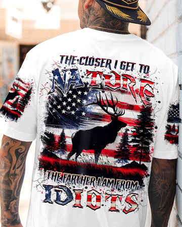 Maxcorners The Closer I Get To Nature Deer Hunting All Over Print LM2101