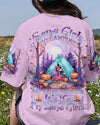 Maxcorners Some Girls Go Camping Flamingo All Over Print LM2101