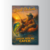 Maxcorners Mahi-Mahi Fishing Golden Hour Bigfoot Lake Personalized Name 3D Poster