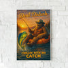 Maxcorners Mahi-Mahi Fishing Golden Hour Bigfoot Lake Personalized Name 3D Poster