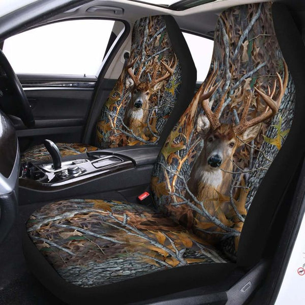 Maxcorners Deer Hunting Camo Car Seat Covers