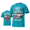 (6 Colors) Maxcorners Personalized Car Classic Muscle Car 3D T-Shirt - Red Built for the Long Drive Classic Muscle Car