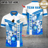 Maxcorners Bowling Ball And Pins Flaming Multicolor Customized Name, Team Name 3D Shirt