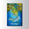 Maxcorners Mahi Mahi Fishing Underwater Predator Scene Personalized Name 3D Poster
