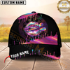 Maxcorners Darts Neon Holographic Lips Dartboard Multicolor Option Personalized Name 3D Cap