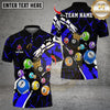 Maxcorners 8 Ball Billiard Design Multicolor Customized Name, Team Name 3D Shirts