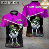 Maxcorners Shamrock Swing Golf Polo Customized Name, Team Name 3D Shirts (4 Colors)