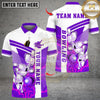 Maxcorners Bowling Ball And Pins Flaming Multicolor Customized Name, Team Name 3D Shirt