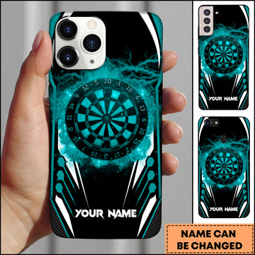 Maxcorners Electric Energy Dartboard Modern Sport Personalized Name 3D Phone Case