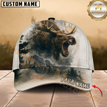 Maxcorners Wilderness Hunter Series Personalized Hat 3D Printed Multicolor