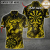 Maxcorners Darts Demon Bull Skull Dartboard Multiple Options Personalized Name, Team Name 3D Shirt
