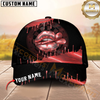 Maxcorners Darts Neon Holographic Lips Dartboard Multicolor Option Personalized Name 3D Cap