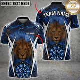 Maxcorners Darts Lion’s Precision Multicolor Customized Name, Team Name 3D Shirts