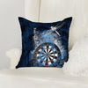 Maxcorners Darts Dragonfly Smoke Art Target Multicolor Customized Name 3D Pillow