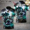 Maxcorners Bowling Cosmic Galaxy Strike Multicolor Customized Name Team Name 3D Shirts