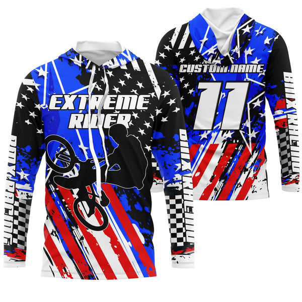 Maxcorners American Bike Cycling Customize Name 3D Shirts