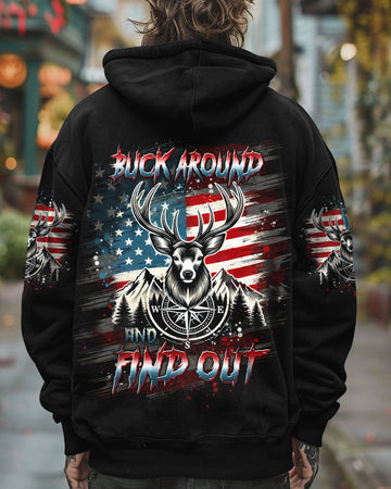 Maxcorners Buck Around And Find Out Deer Hunting All Over Print LM1601