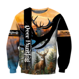 Max Corner Huntaholic 4 Deer Hunting 3D All Over Printed Shirts Gift For Hunter