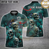 Maxcorners Skull Darts Gothic Roses Multi Options Personalized Name, Team Name Unisex 3D Shirt (4 Colors)