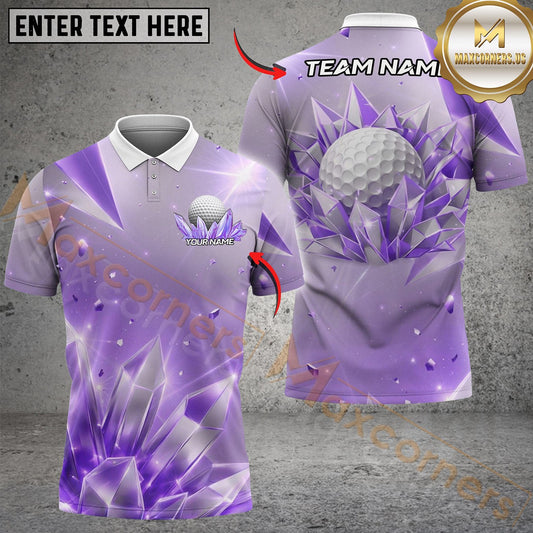 Maxcorners Golf Ice Ball Magic Personalized Name, Team Name 3D Shirt (4 Colors)