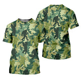 Maxcorners Bigfoot Sasquatch Men's Golf Polo Shirt, Funny Golf Shirt, Gift For Golfers