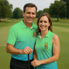 Maxcorners Tropical Retired Parrot Cocktail Golf Polo Shirt, Ladies Golf Shirts, Women's Golf Apparel LM1507