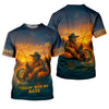 Maxcorners Don't Bobber Me Fishing Shirt, Bigfoot Fishing Shirt, SPF Long Sleeve Shirts, Presents For Fishermen