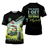 Maxcorners The Older I Get Custom Men's Golf Polo Shirt, Funny Golf Shirt, Dad Golf Gift