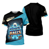 Maxcorners Always Wash Your Balls Custom Golf Shirts, Mens Golf Gift, Funny Golf Shirt