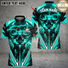 Maxcorners Bowling Flaming Muscle Bull Multicolor Customized Name, Team Name 3D Shirts
