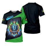 Maxcorners Augusta Golf Club Custom Men's Golf Polo Shirt, Funny Gift For Golfer