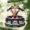 Maxcorners Custom Name MMA Boxing Ornament, Boxing  Lover Christmas Gift 2D Flat LM2111