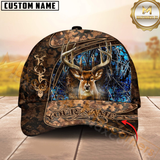 Maxcorners Personalized Wild Buck Camo Hunting 3D Cap, Perfect Gift for Hunter