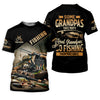 Maxcorners Some Grandpas Take Naps, Grandpa Fishing SPF Shirt, Best Fishing Gifts, Hilarious Fishing Shirts