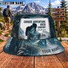 Maxcorners Hiking Eagle Mountain Wilderness Personalized Name 3D Cap