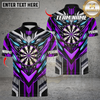 Maxcorners Metal Future Pattern Multicolor Customized Name, Team Name 3D Shirt