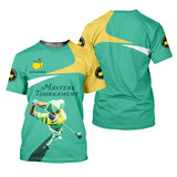 Maxcorners Master Tournament Custom Men's Golf Polo Shirt, Golf Gifts For Dad