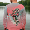 Maxcorners Custom Funny Fishing Shirt for Men, Snorkeling Fish Summer Beach, Fishing UPF Shirts