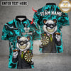 Maxcorners Darts Cool Panda Dartboard Design Multicolor Customized Name, Team Name 3D Shirts