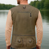 Maxcorners Fishing Vest Shirt, Personalized Fishing Shirt, Fishing UPF Shirts, Custom Fishing Shirt, Fishing Gift for Men