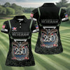 Maxcorners Personalized Veteran America 250 Polo Shirt Gray Accent, Women’s Golf Polo, Ladies Golf Shirts LM1507