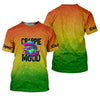 Maxcorners Crappie Mood Green Yellow Orange Fishing UPF Shirts, Funny Fishing Shirt, Gift For Fisherman